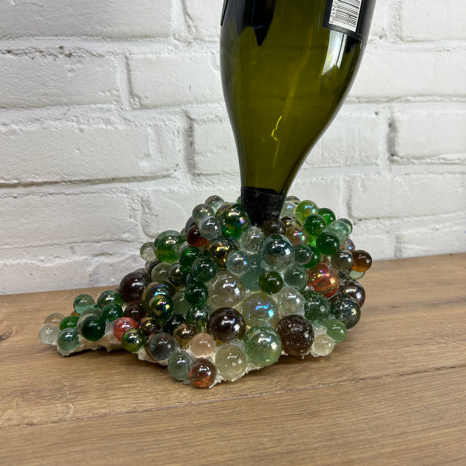 Dom Pérignon Bottle pouring Marbles statue