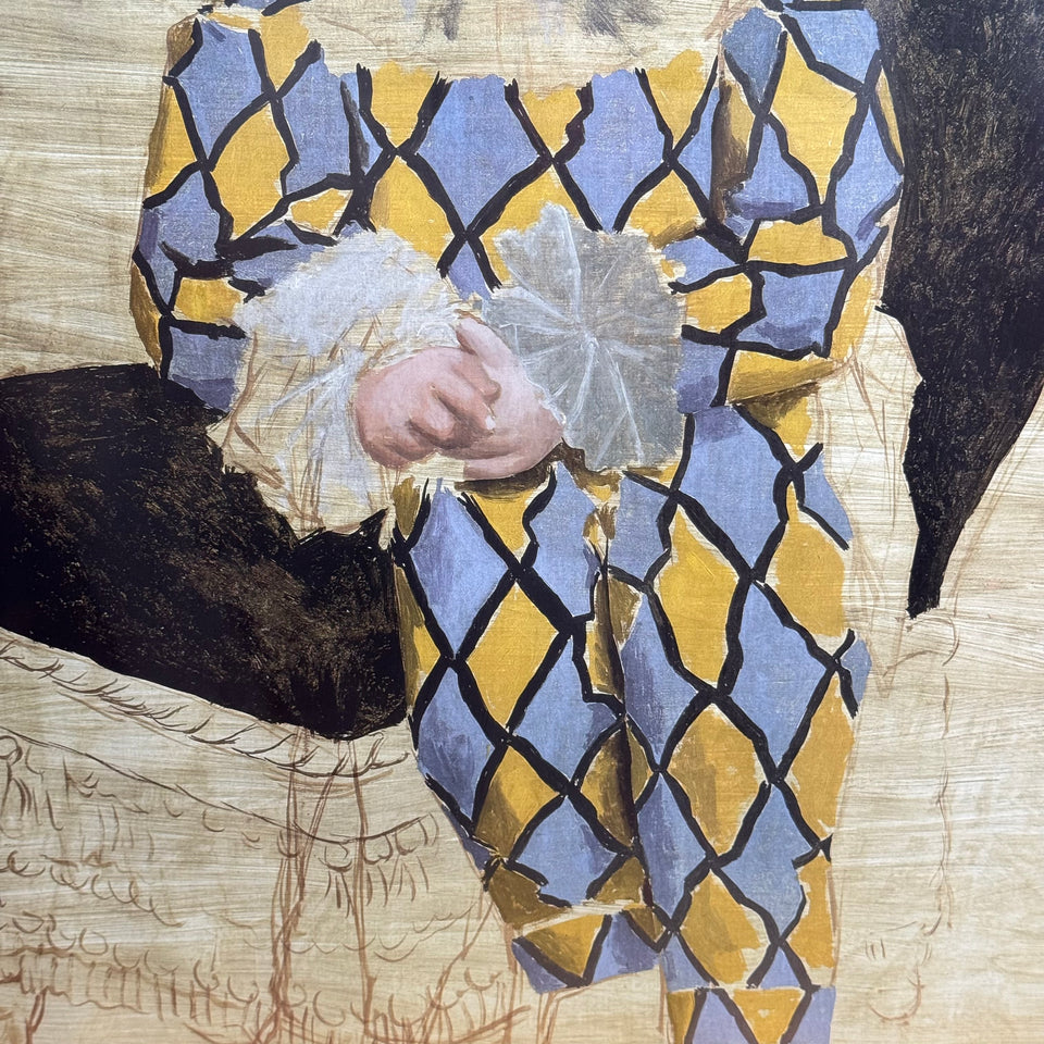 Paul as Harlequin by Pablo Picasso (1881-1973)