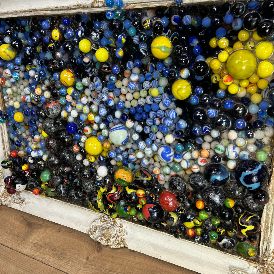 Starry Night of Marbles - Original artwork - Also available as printed version