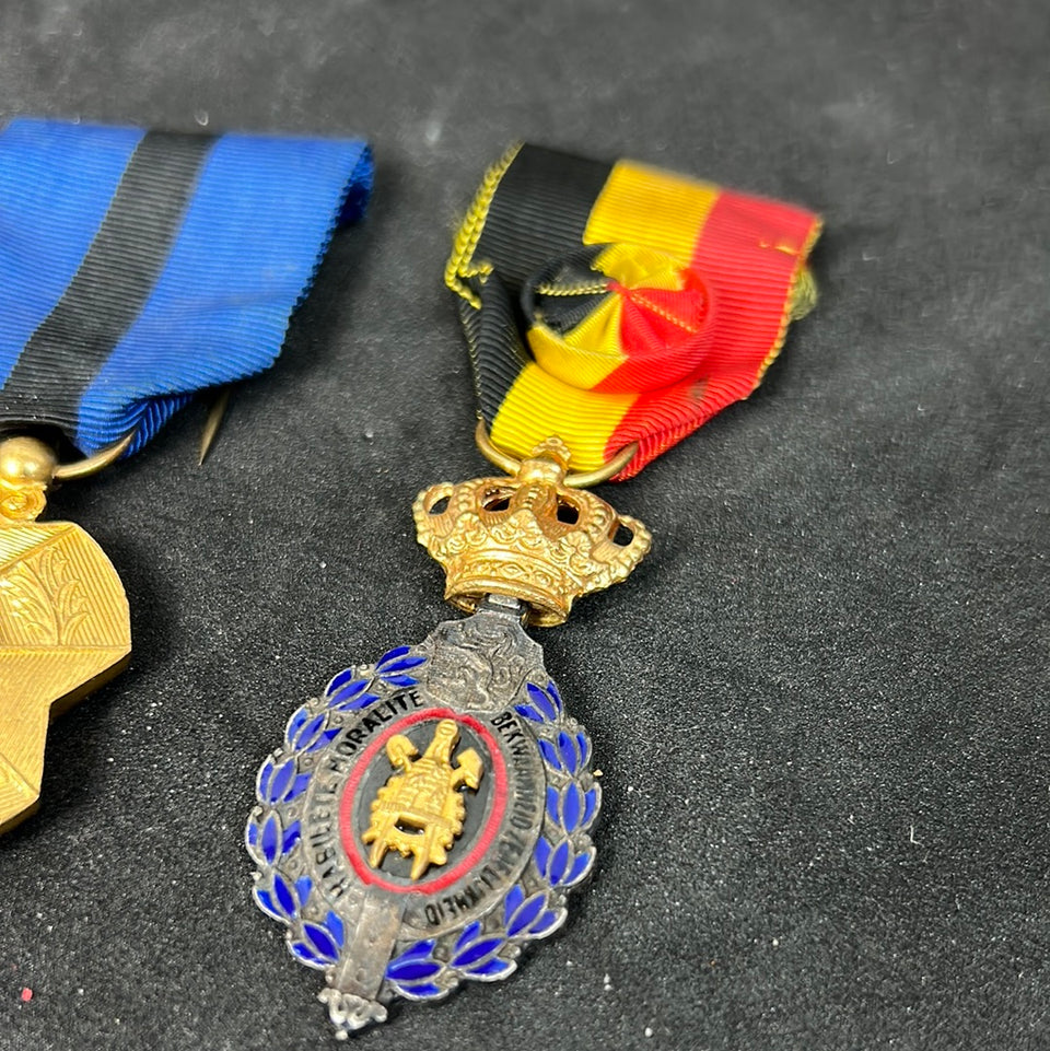 3 Belgian Medals ( Labor WW2 )