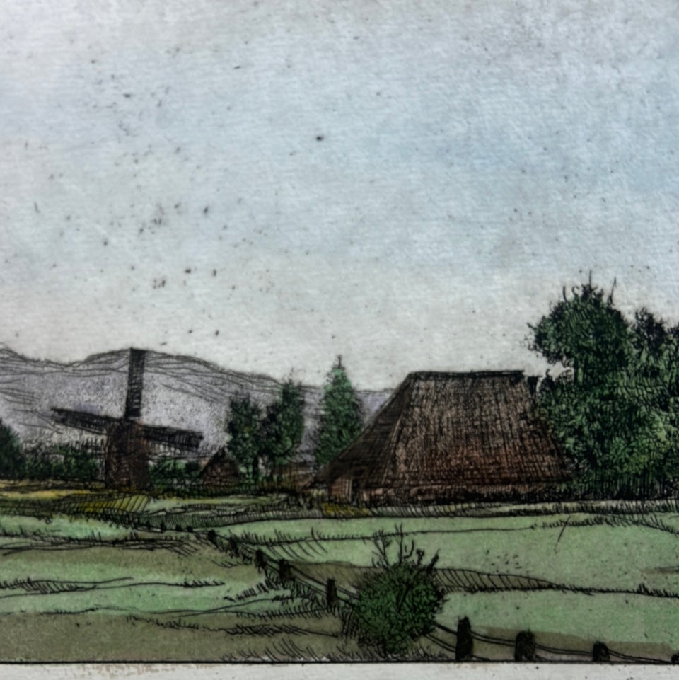 Landscape with farm - E.A. - van Maanen 1972