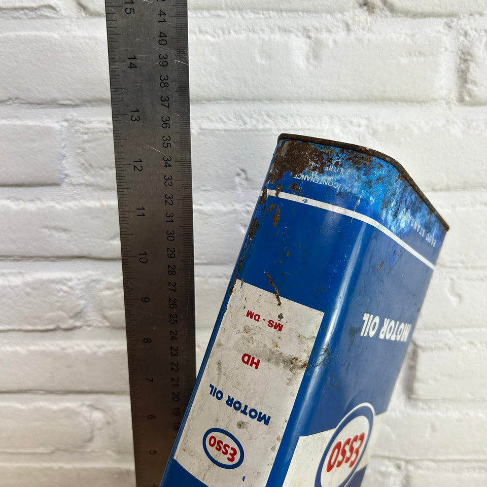 Esso oil can pouring Marbles statue