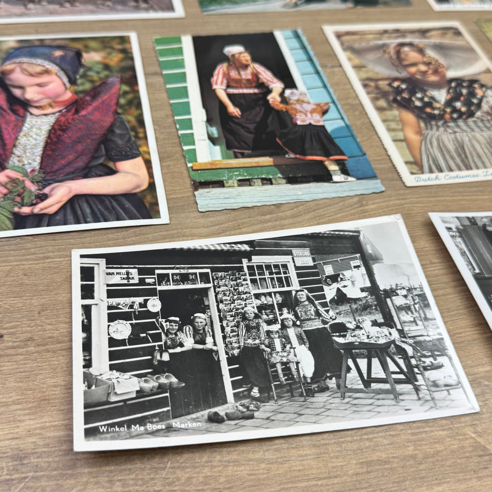 Collection of Photo cards - Folklore Dutch Rural Costume photocards - High Quality Photo paper a.o. – Holland Traditional Culture Costume Embroideries