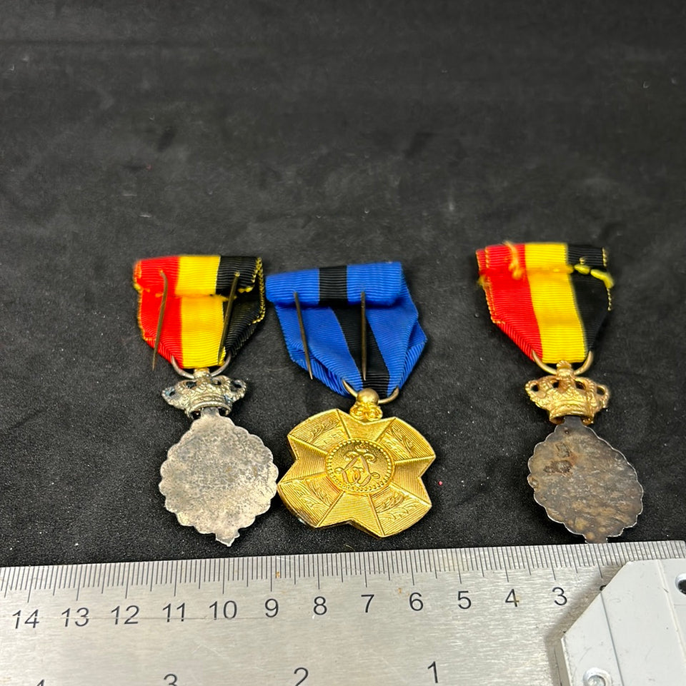 3 Belgian Medals ( Labor WW2 )