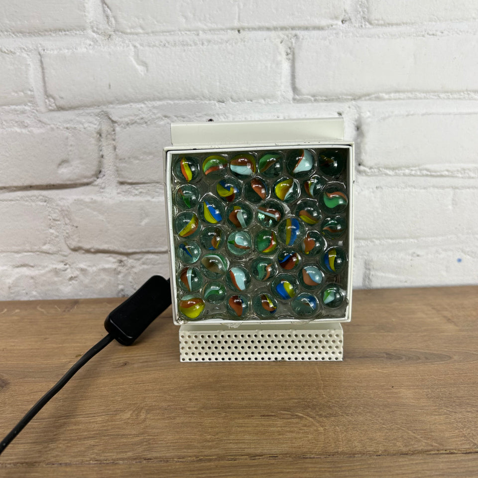Custom made Cats eye marbles epoxy Lamp