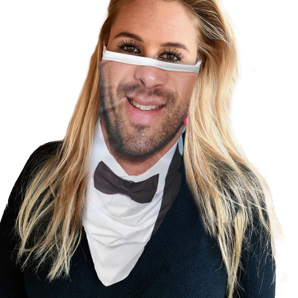 3 x James Tuxedo - Bandana - Neck Gaiter - Sleeve - Scarf