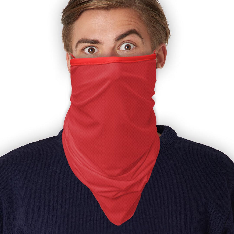 3 x Simply Red - Bandana - Neck Gaiter - Sleeve - Scarf