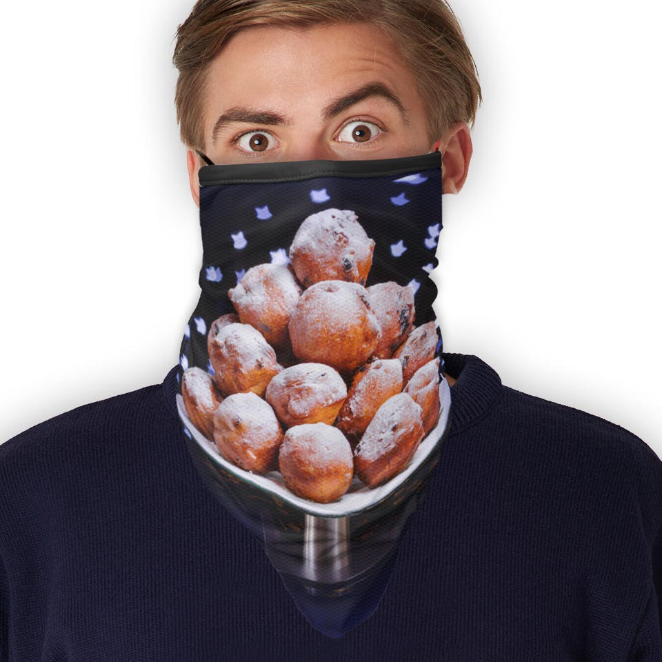 3 x Donut balls - Bandana - Neck Gaiter - Sleeve - Scarf