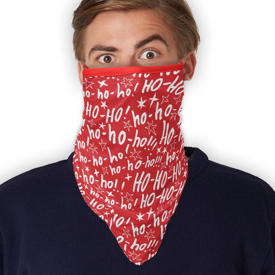 3 x Ho ho ho ho  - Bandana - Neck Gaiter - Sleeve - Scarf