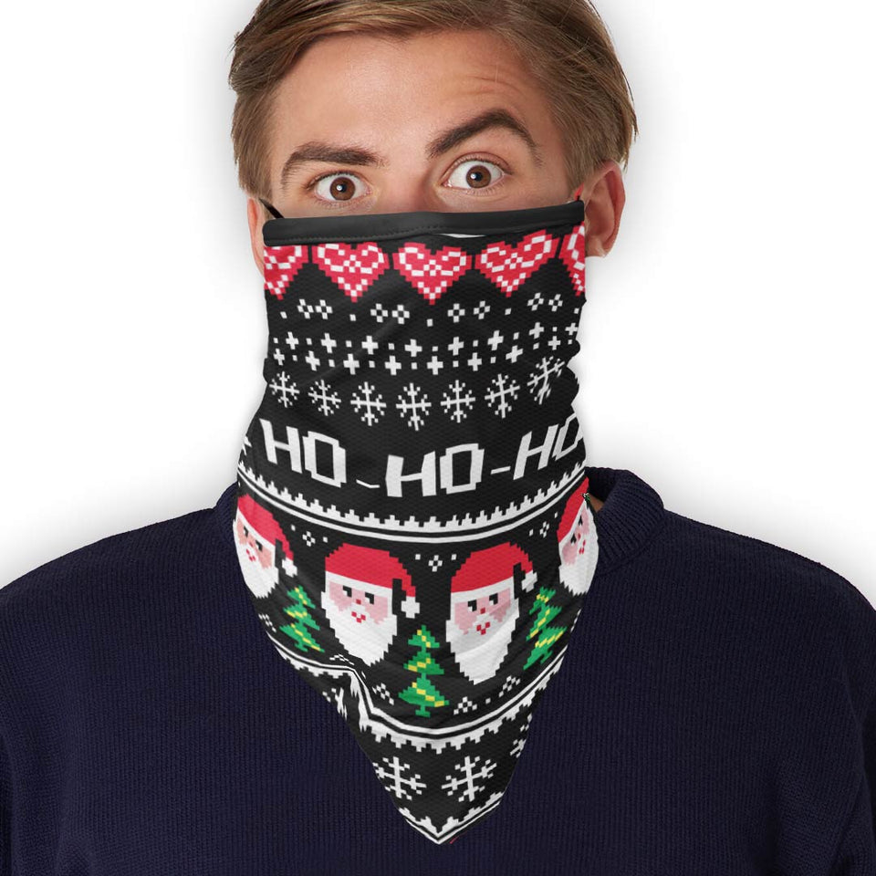 3 x Arcade Santa - Bandana - Neck Gaiter - Sleeve - Scarf