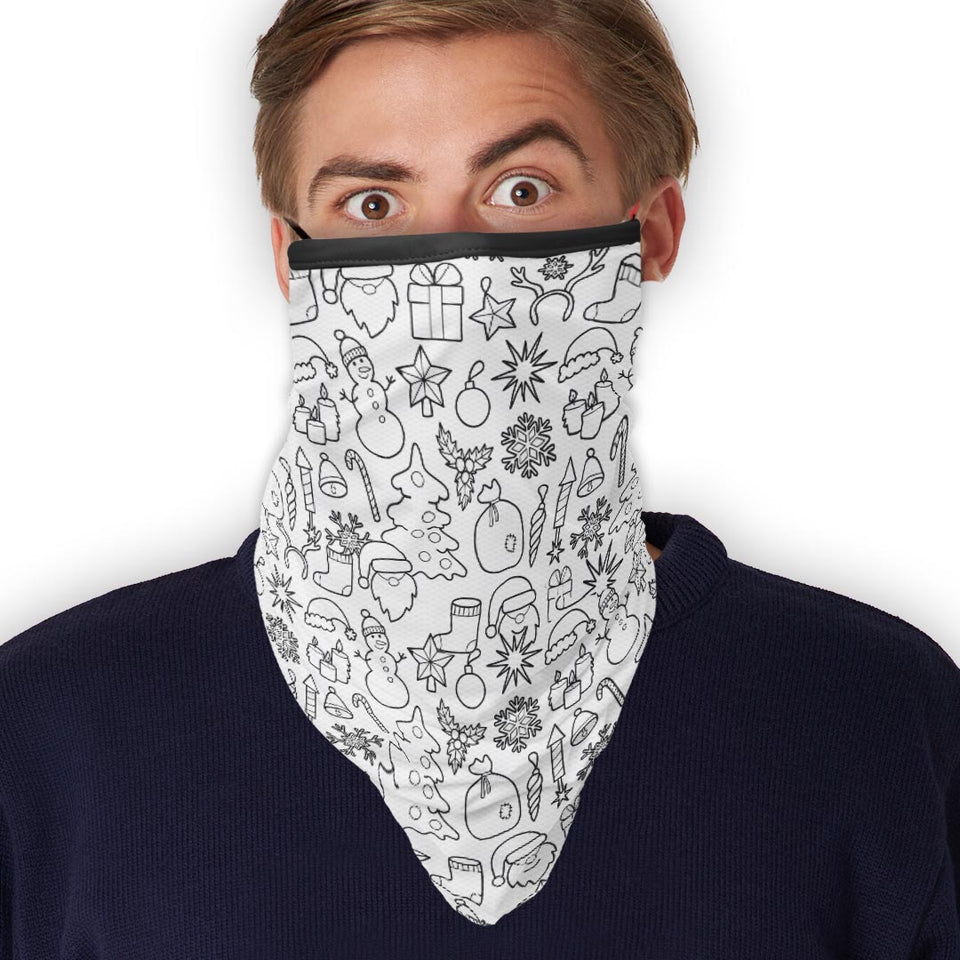3 x Doodles  - Bandana - Neck Gaiter - Sleeve - Scarf