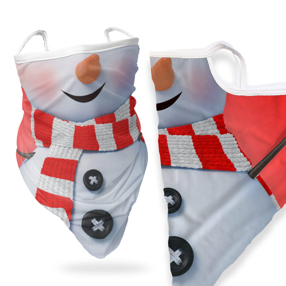 3 x Snowman 2 - Bandana - Neck Gaiter - Sleeve - Scarf