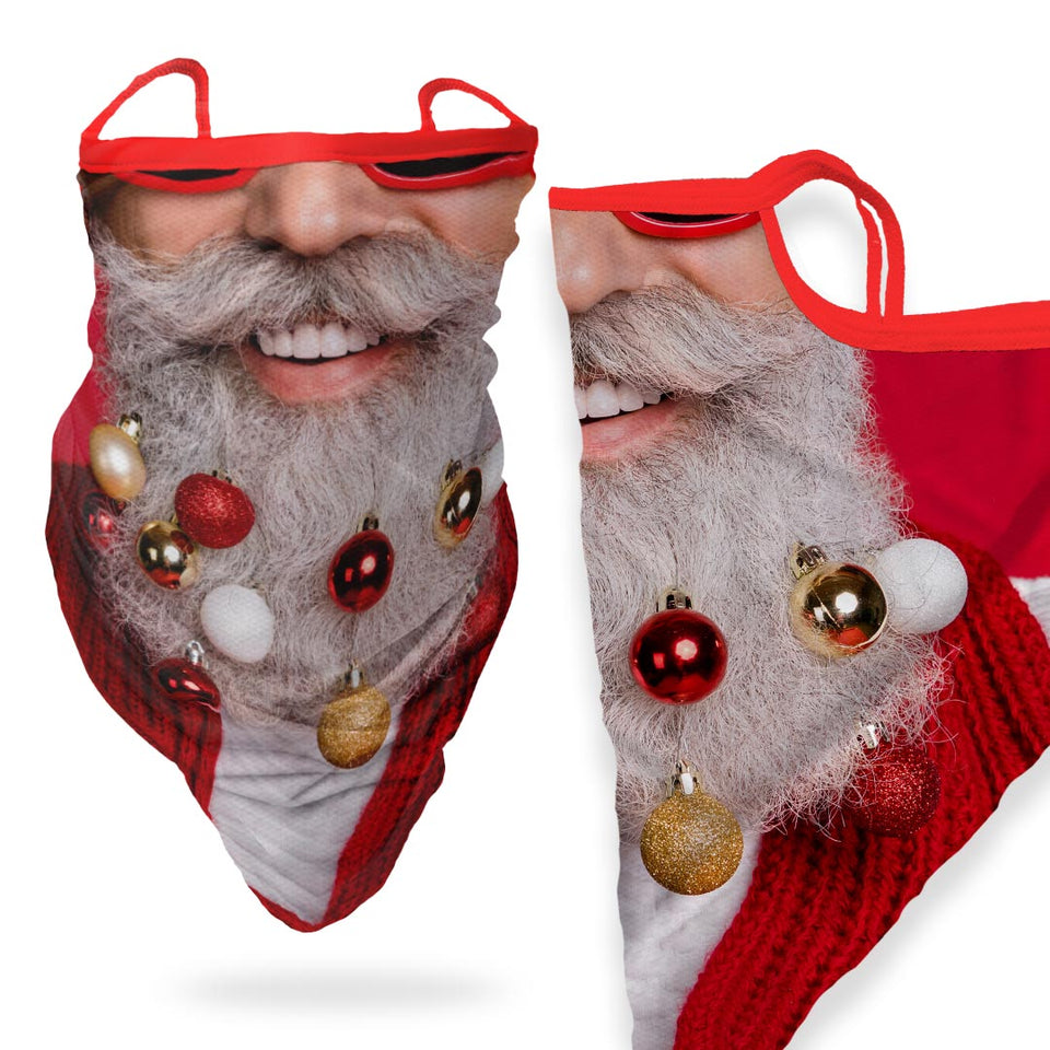 3 x Beard with balls 2 - Bandana - Neck Gaiter - Sleeve - Scarf