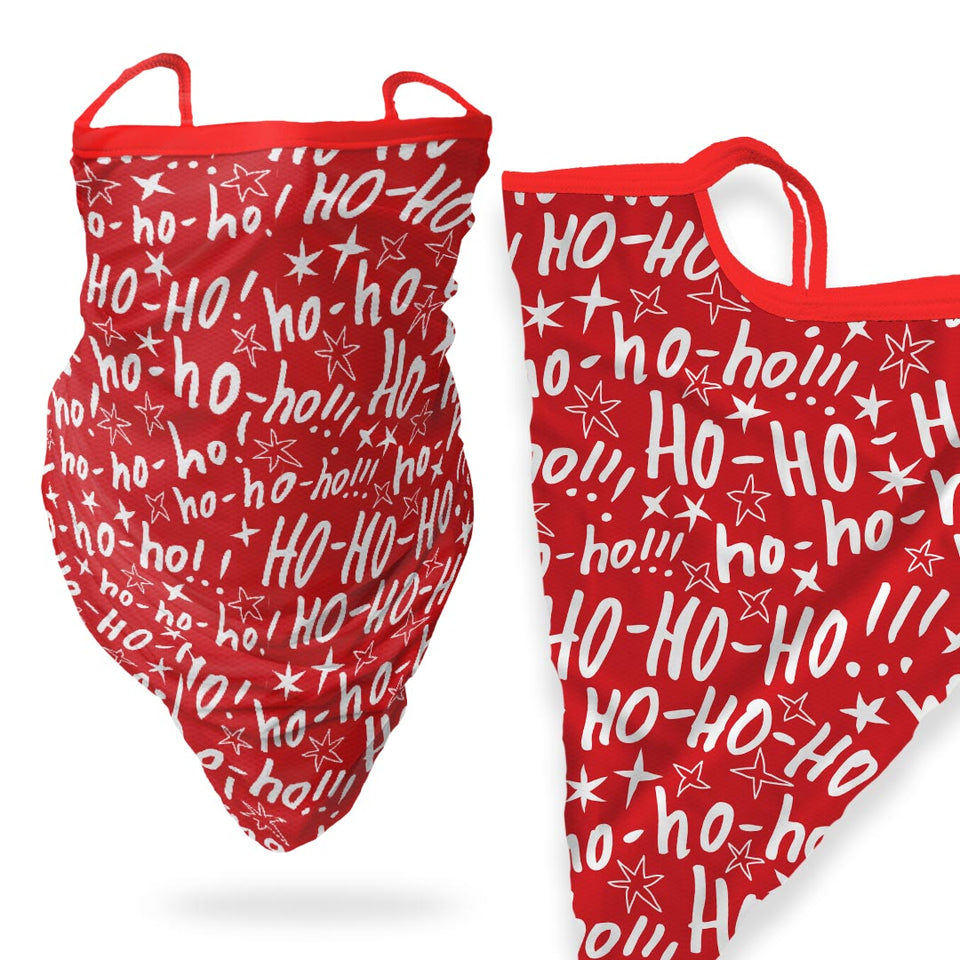3 x Ho ho ho ho  - Bandana - Neck Gaiter - Sleeve - Scarf