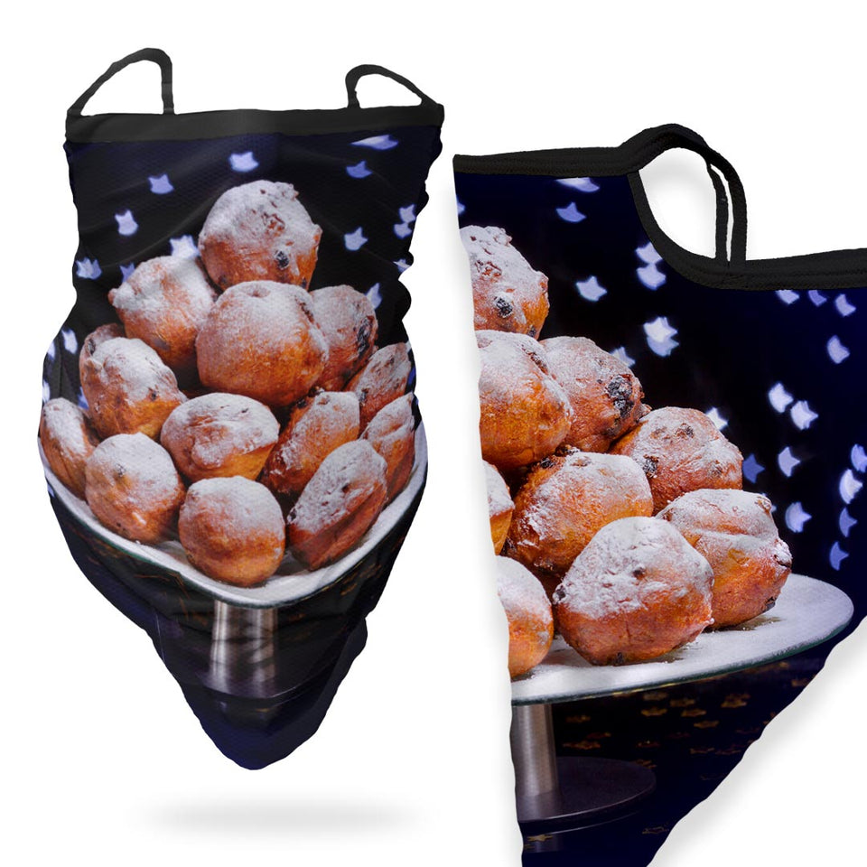 3 x Donut balls - Bandana - Neck Gaiter - Sleeve - Scarf