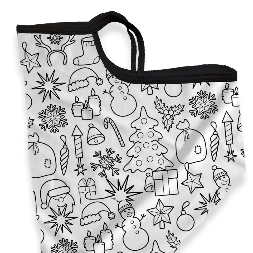 3 x Doodles  - Bandana - Neck Gaiter - Sleeve - Scarf