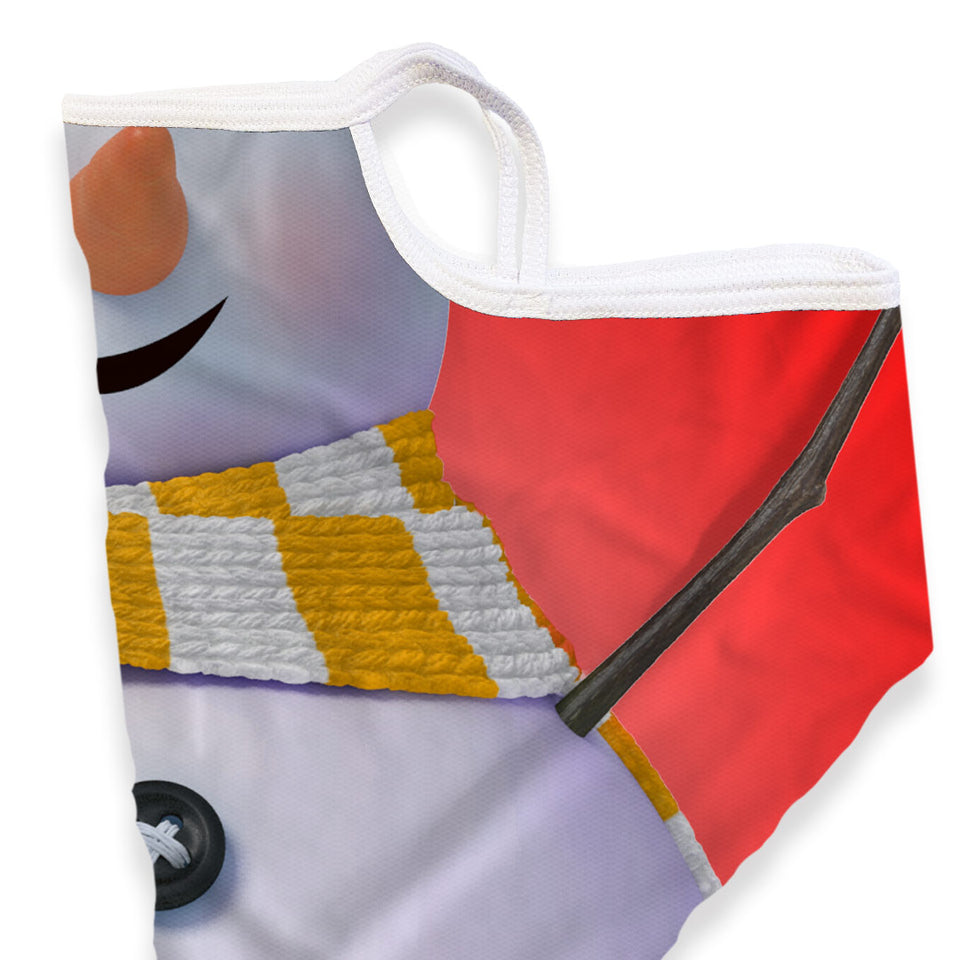 3 x Snowman 1 - Bandana - Neck Gaiter - Sleeve - Scarf