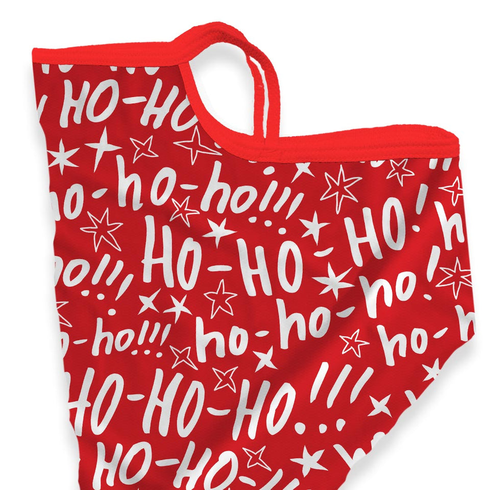 3 x Ho ho ho ho  - Bandana - Neck Gaiter - Sleeve - Scarf