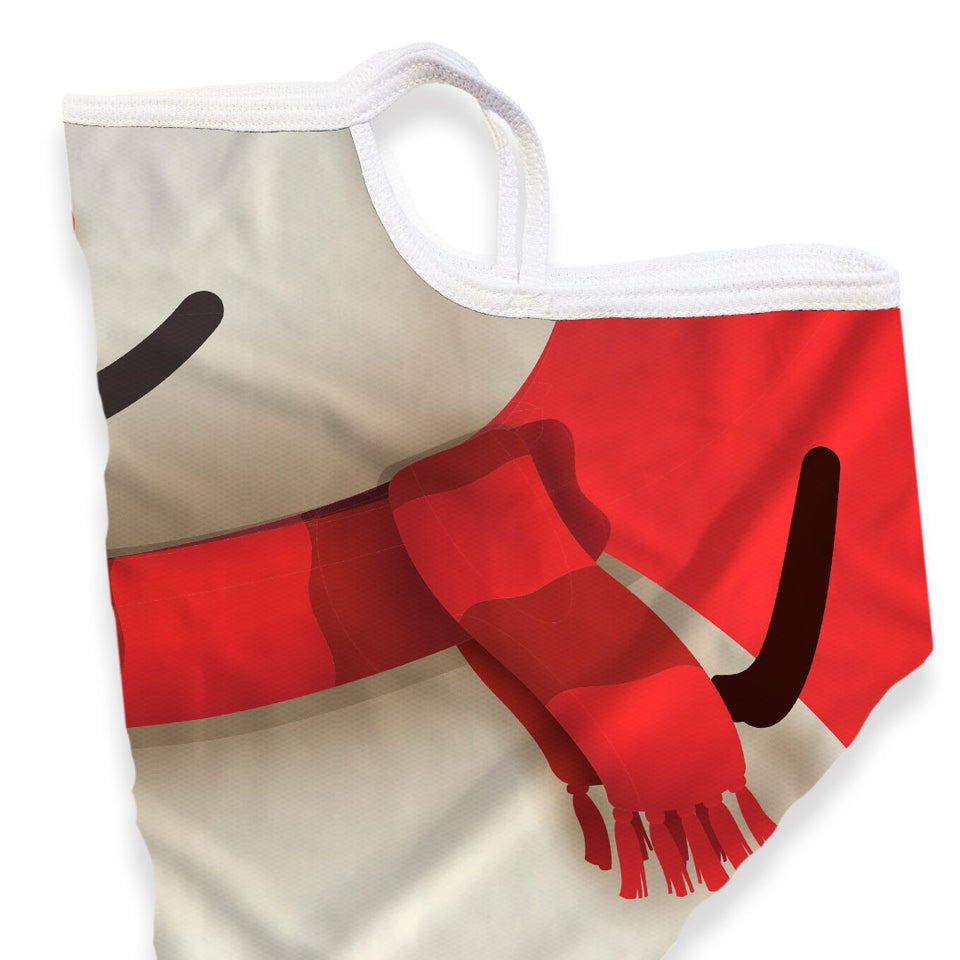 3 x Happy Snowman - Bandana - Neck Gaiter - Sleeve - Scarf
