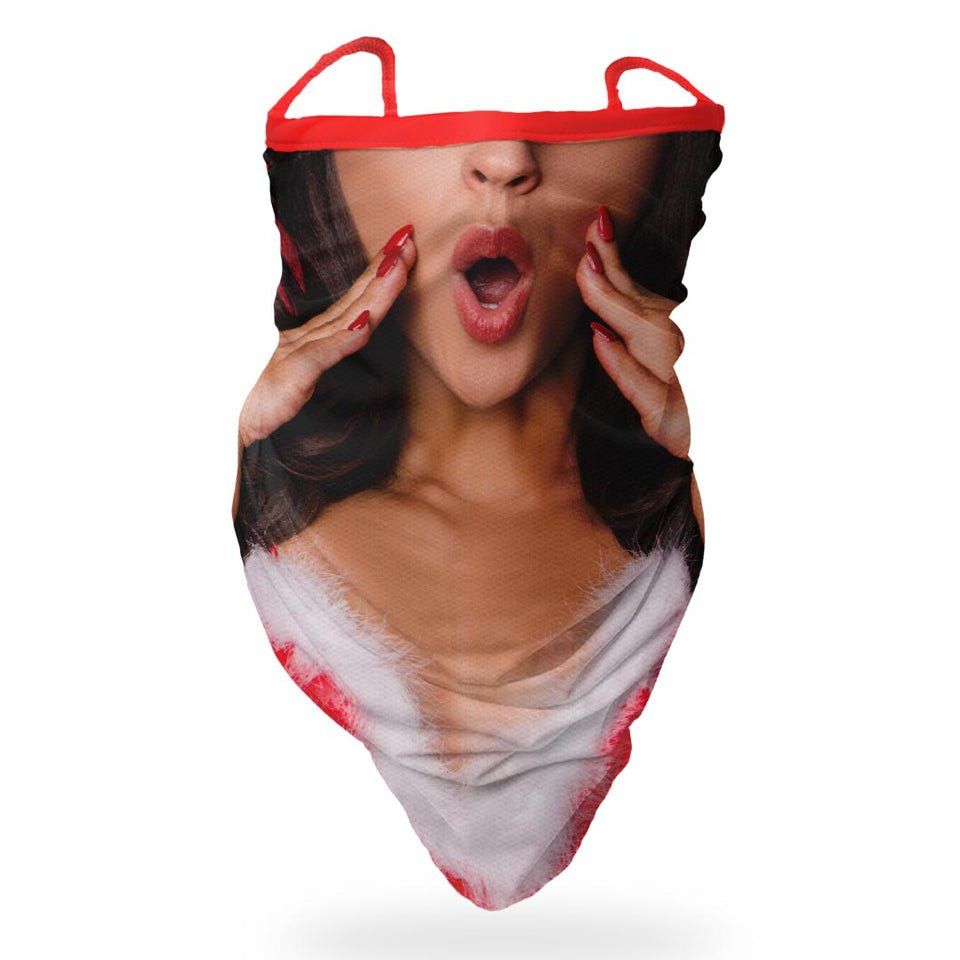 3 x Mrs. Santa - Bandana - Neck Gaiter - Sleeve - Scarf