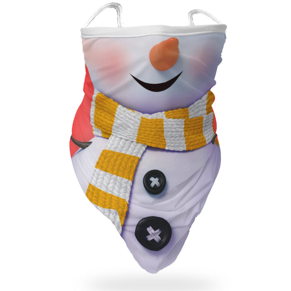 3 x Snowman 1 - Bandana - Neck Gaiter - Sleeve - Scarf