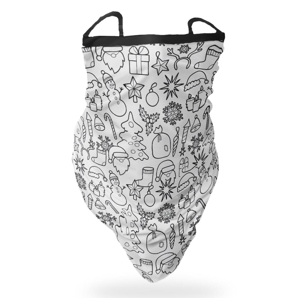 3 x Doodles  - Bandana - Neck Gaiter - Sleeve - Scarf