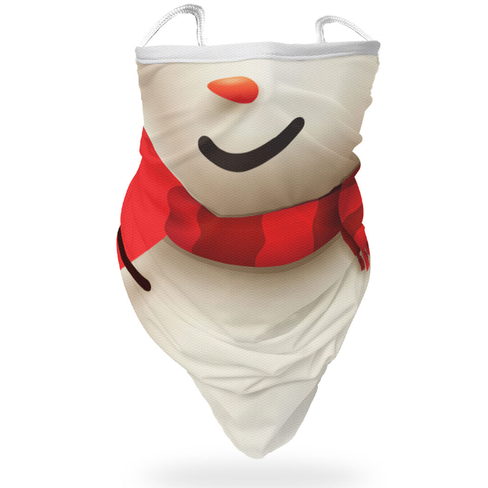 3 x Happy Snowman - Bandana - Neck Gaiter - Sleeve - Scarf