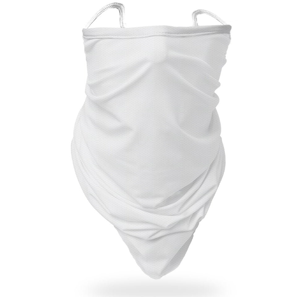 3 x White - Bandana - Neck Gaiter - Sleeve - Scarf