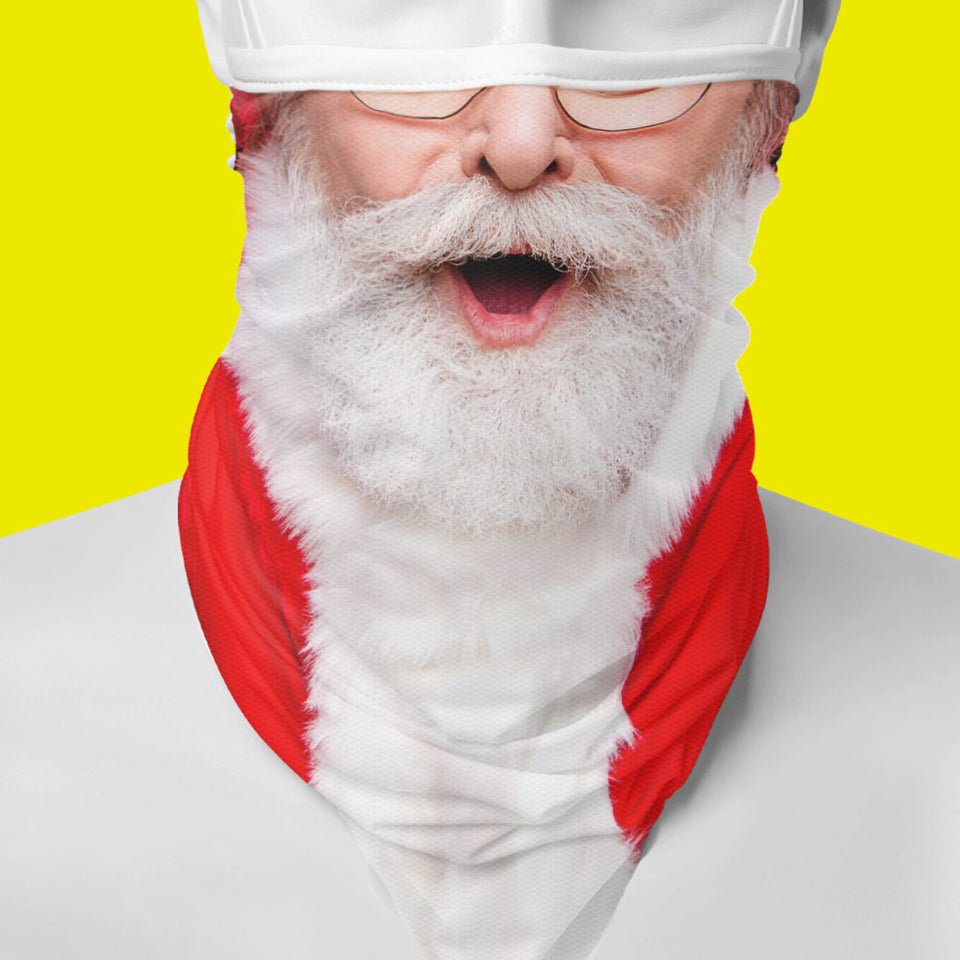 3 x Santa - Bandana - Neck Gaiter - Sleeve - Scarf