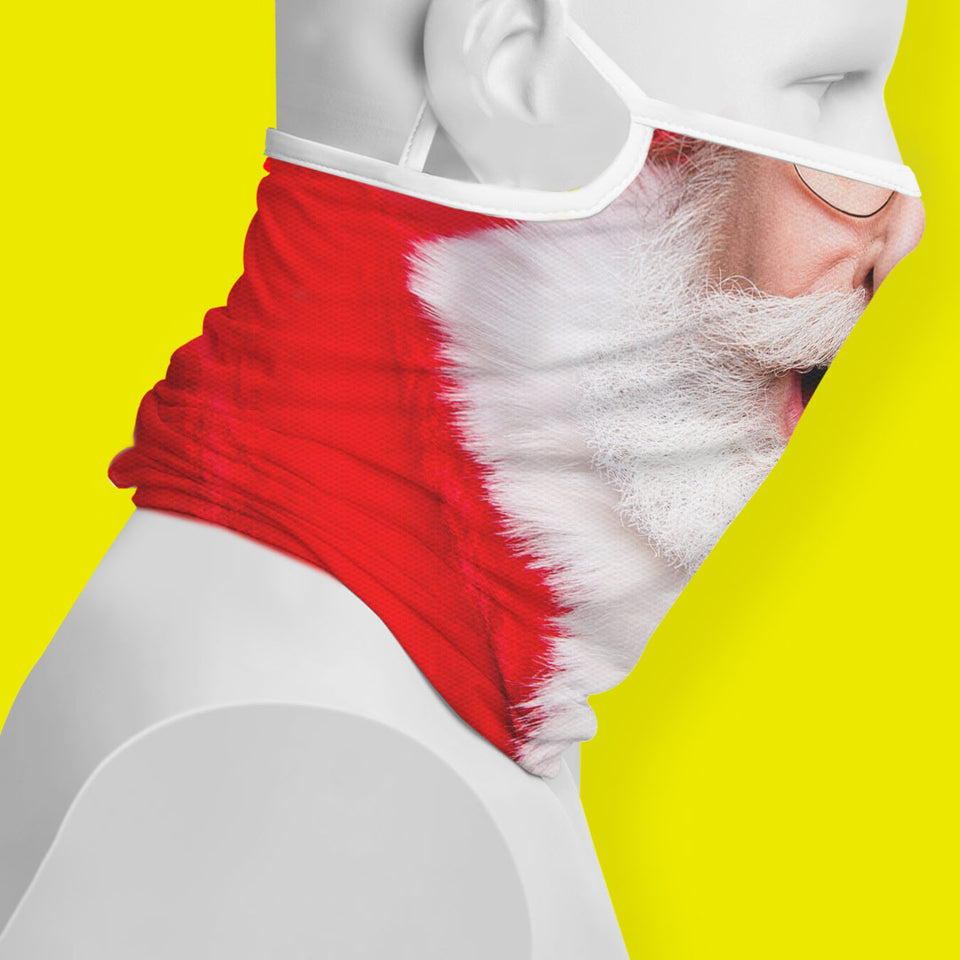 3 x Santa - Bandana - Neck Gaiter - Sleeve - Scarf
