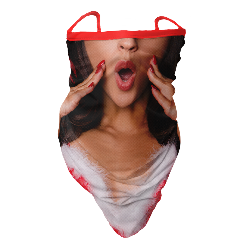 3 x Mrs. Santa - Bandana - Neck Gaiter - Sleeve - Scarf