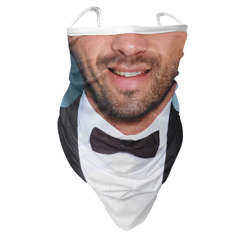 3 x James Tuxedo - Bandana - Neck Gaiter - Sleeve - Scarf