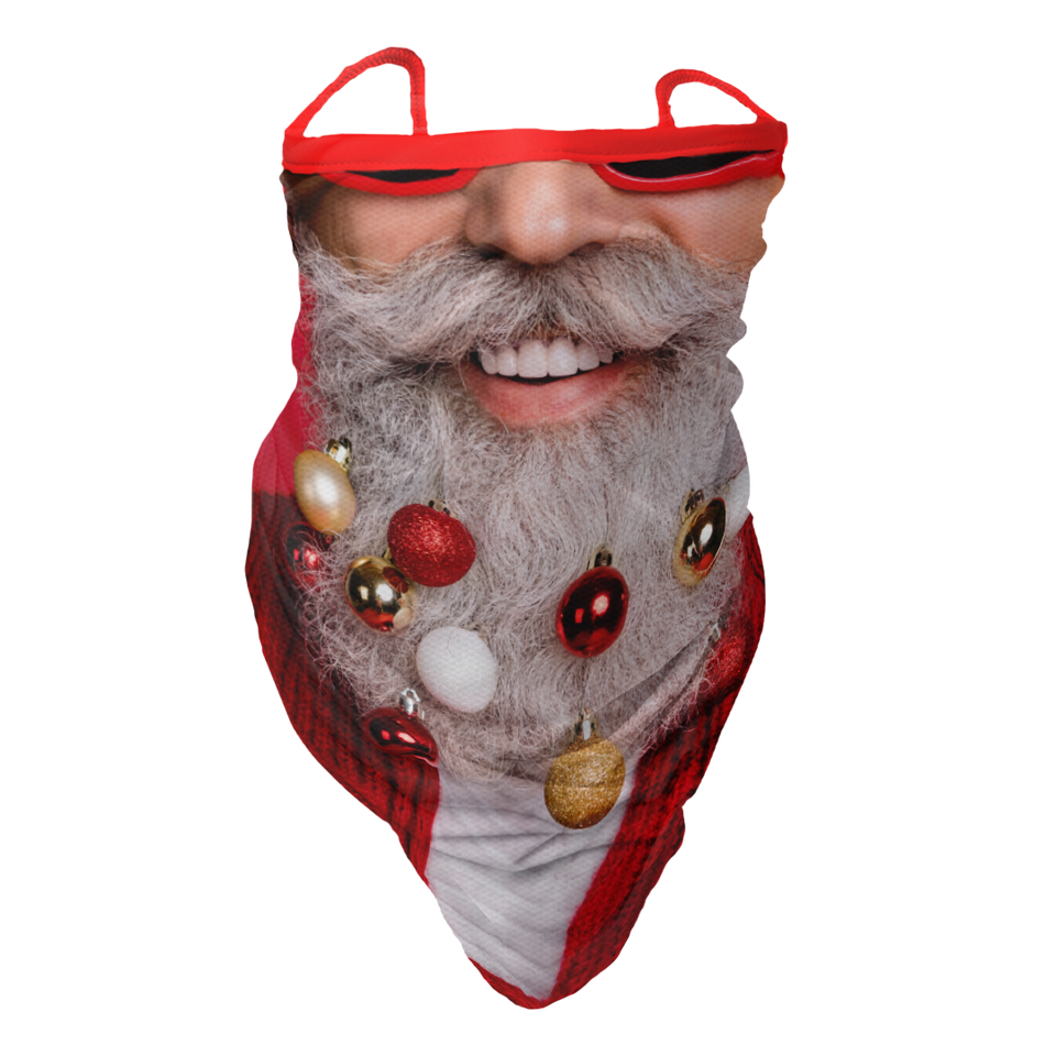 3 x Beard with balls 2  - Bandana - Neck Gaiter - Sleeve - Scarf