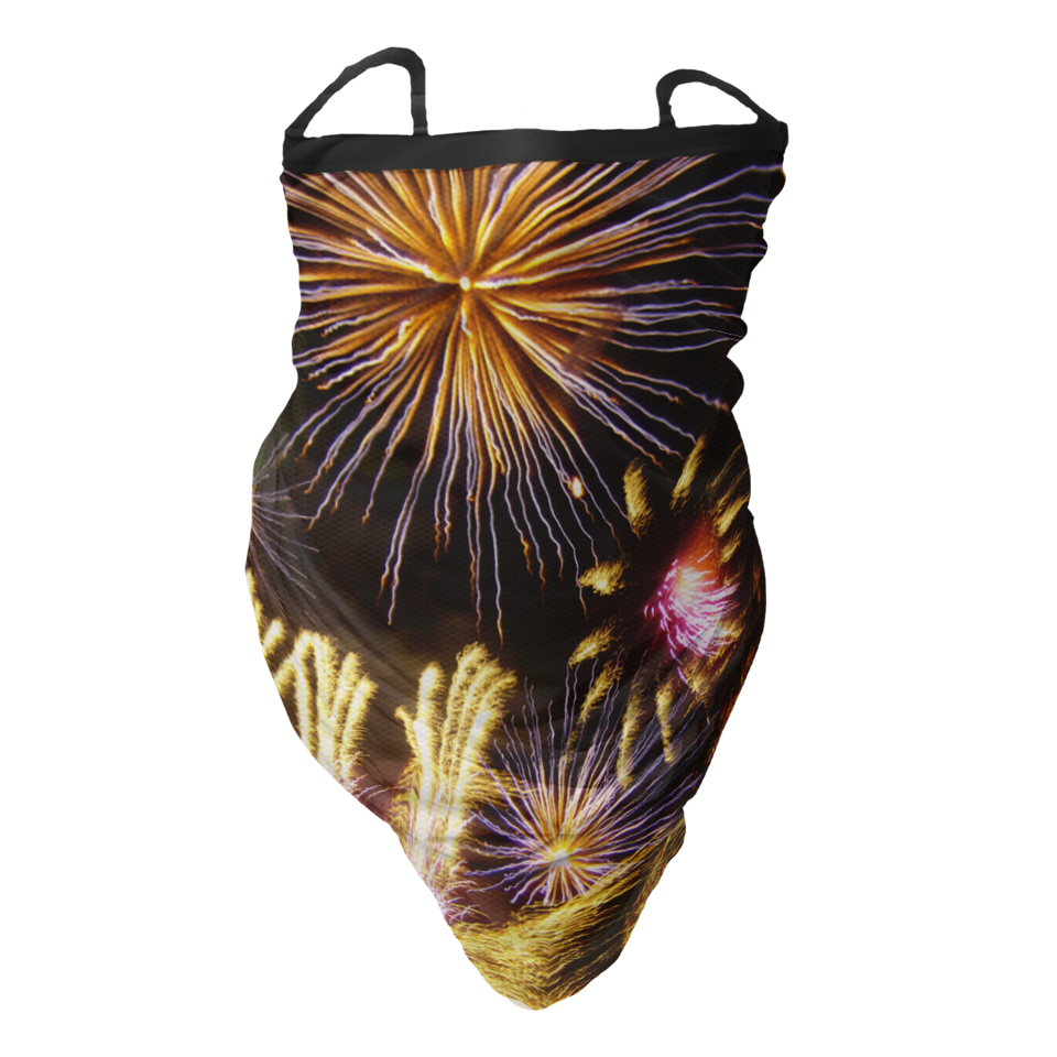 3 x Fireworks - Bandana - Neck Gaiter - Sleeve - Scarf