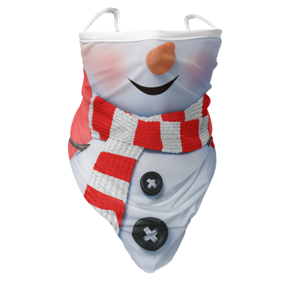 3 x Snowman 2 - Bandana - Neck Gaiter - Sleeve - Scarf