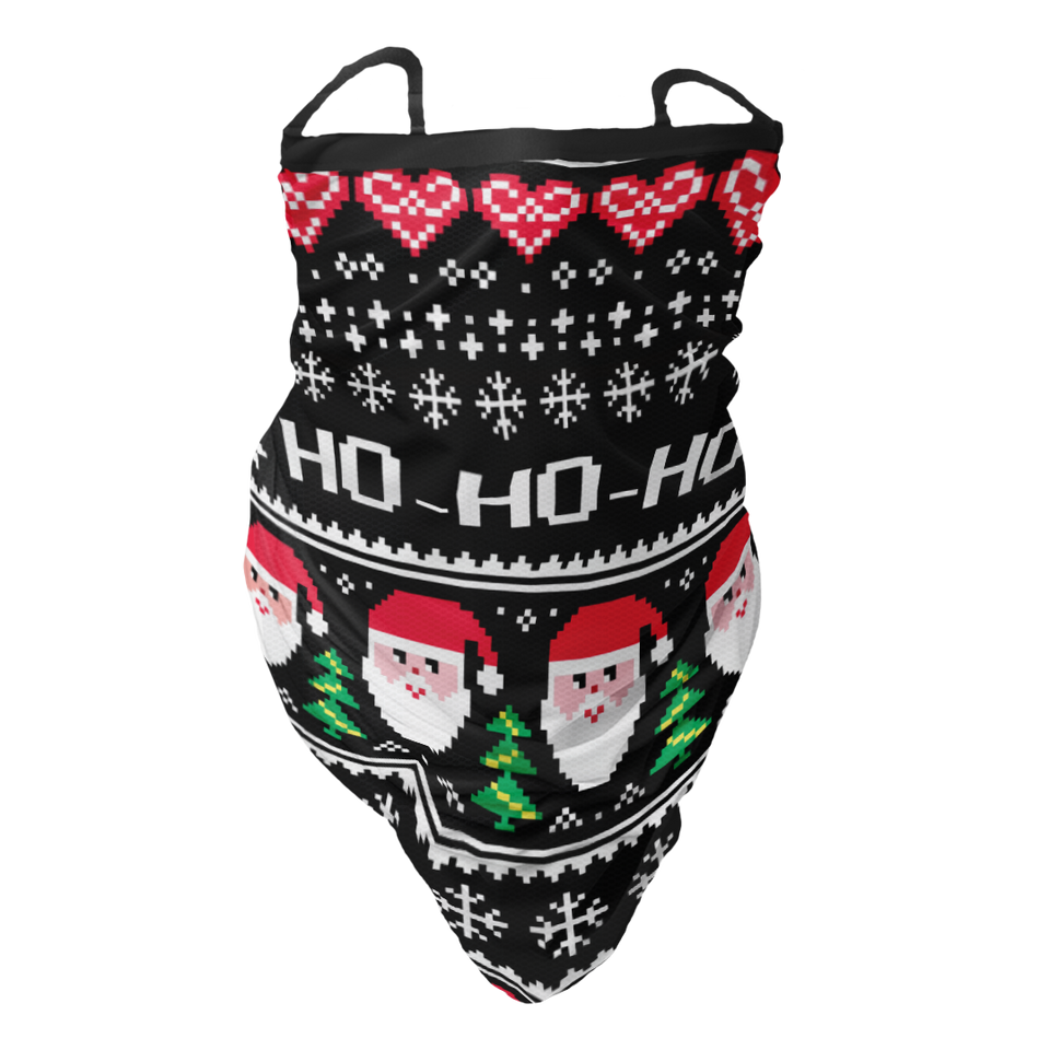 3 x Arcade Santa - Bandana - Neck Gaiter - Sleeve - Scarf