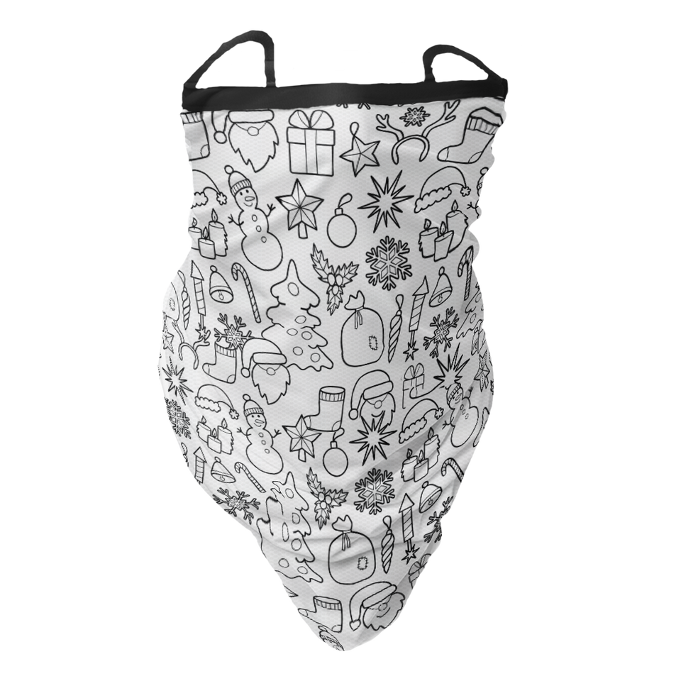 3 x Doodles  - Bandana - Neck Gaiter - Sleeve - Scarf