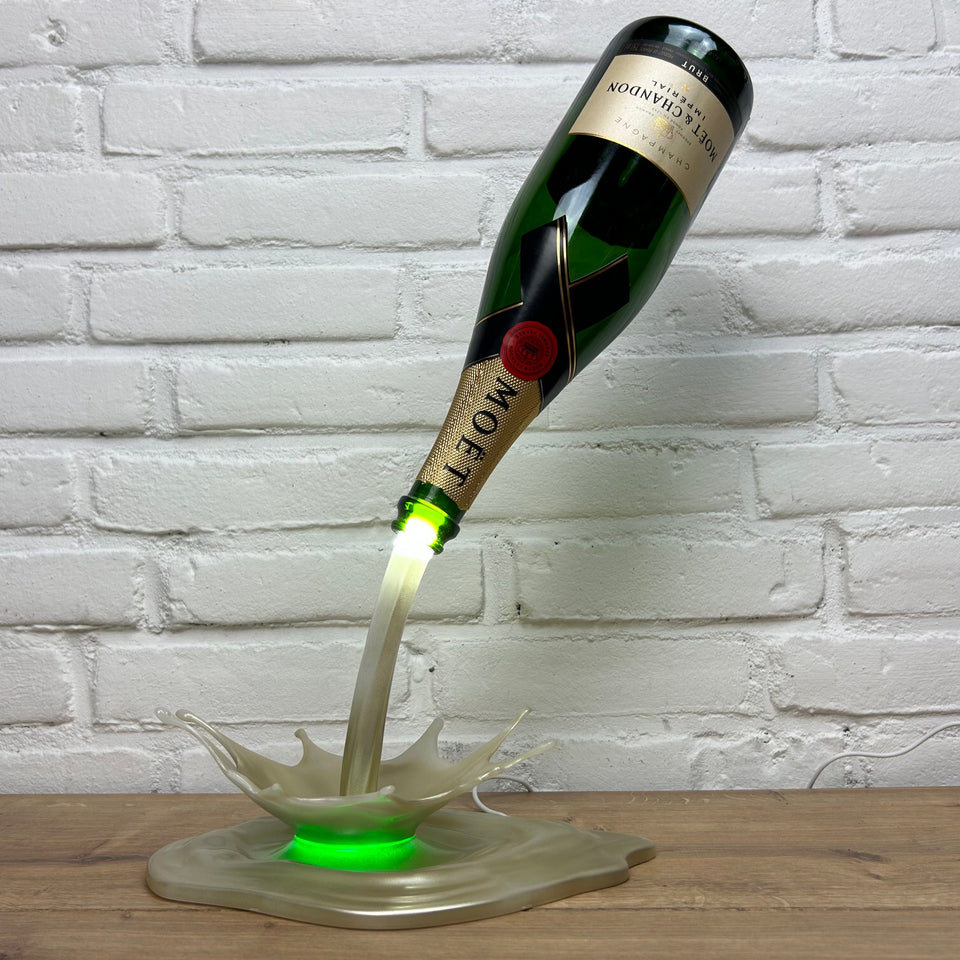 Moët & Chandon Nectar Imperial Lamp- Champagne Lamp van Pep - Custom painted LED color lamp
