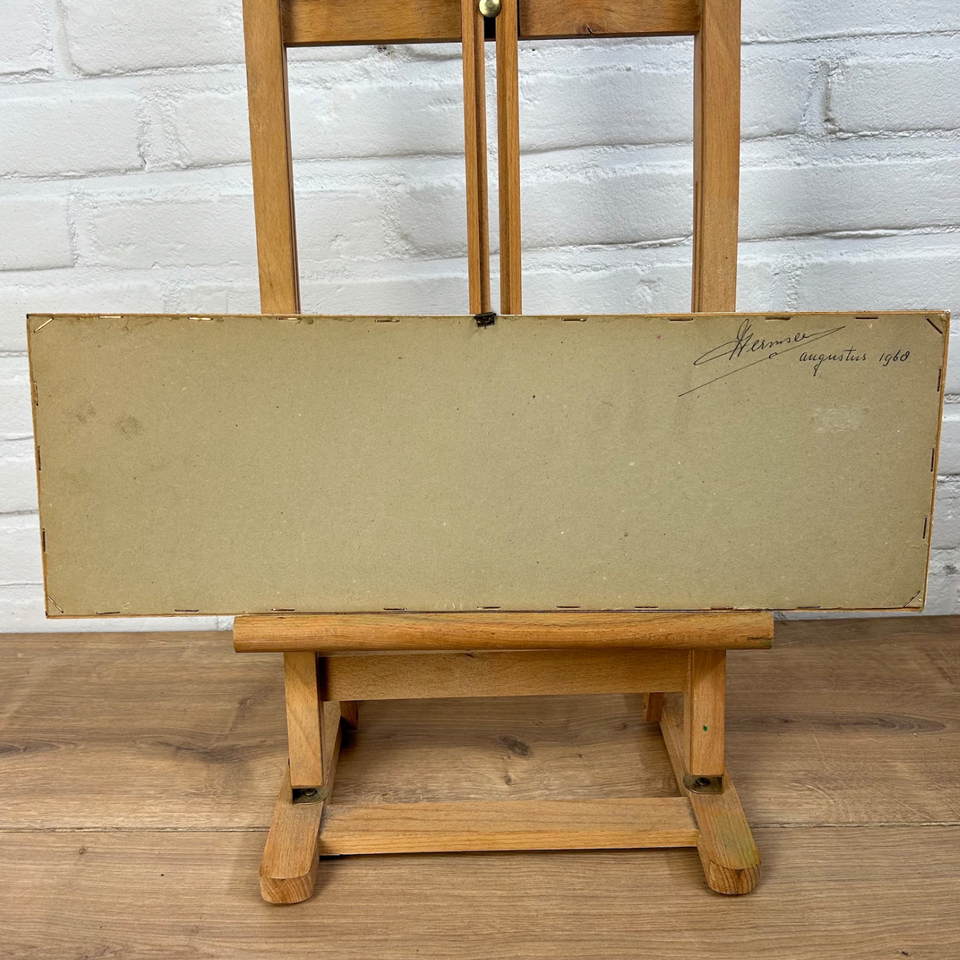 Children playing - Embroidery - Cottonwork - Framed