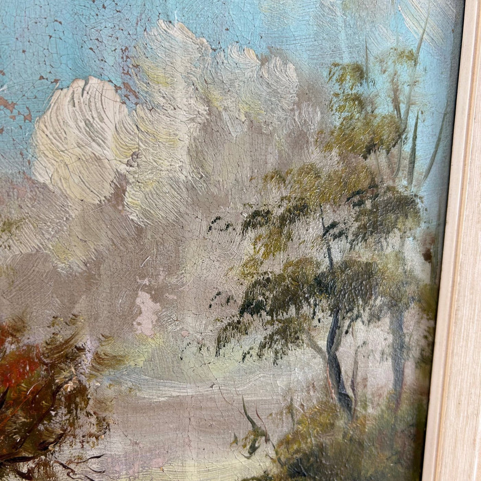 Dutch School - 19-20th century - Farm in the forest of Holland