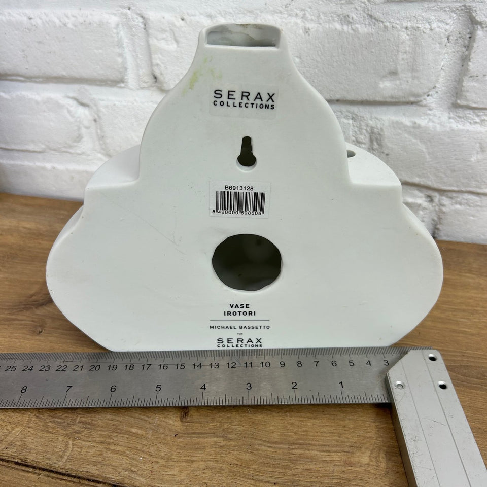 Michael Bassetto - 2 white wall vases - Serax