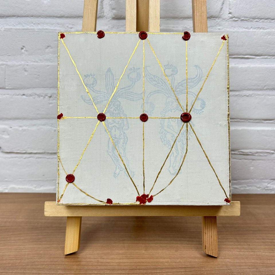 Hans Vogels (1955) - Mixed media abstract