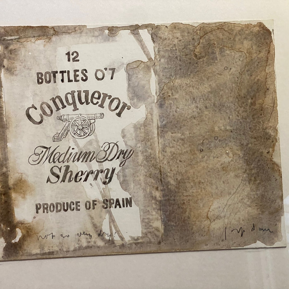 Joop Dam - Conquerer Sherry - Watercolour painting