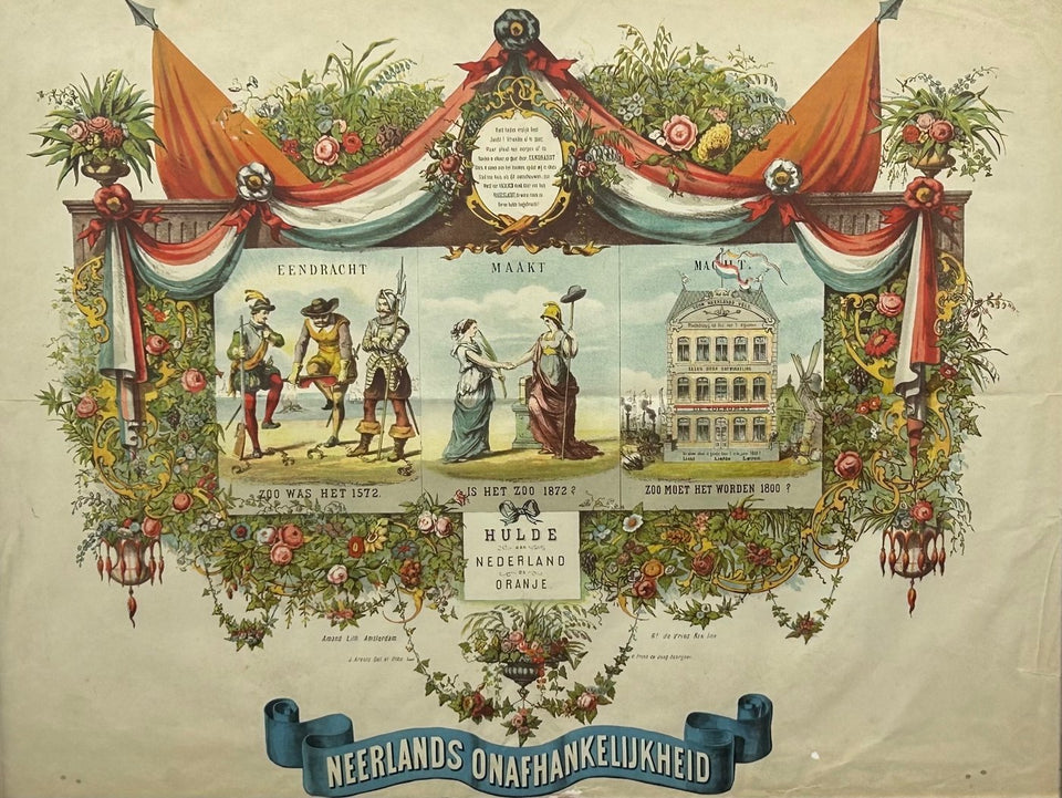 Amand -  Isaäc Arentz, naar Remmert de Vries Kz. - Neerlands Onafhankelijkheid