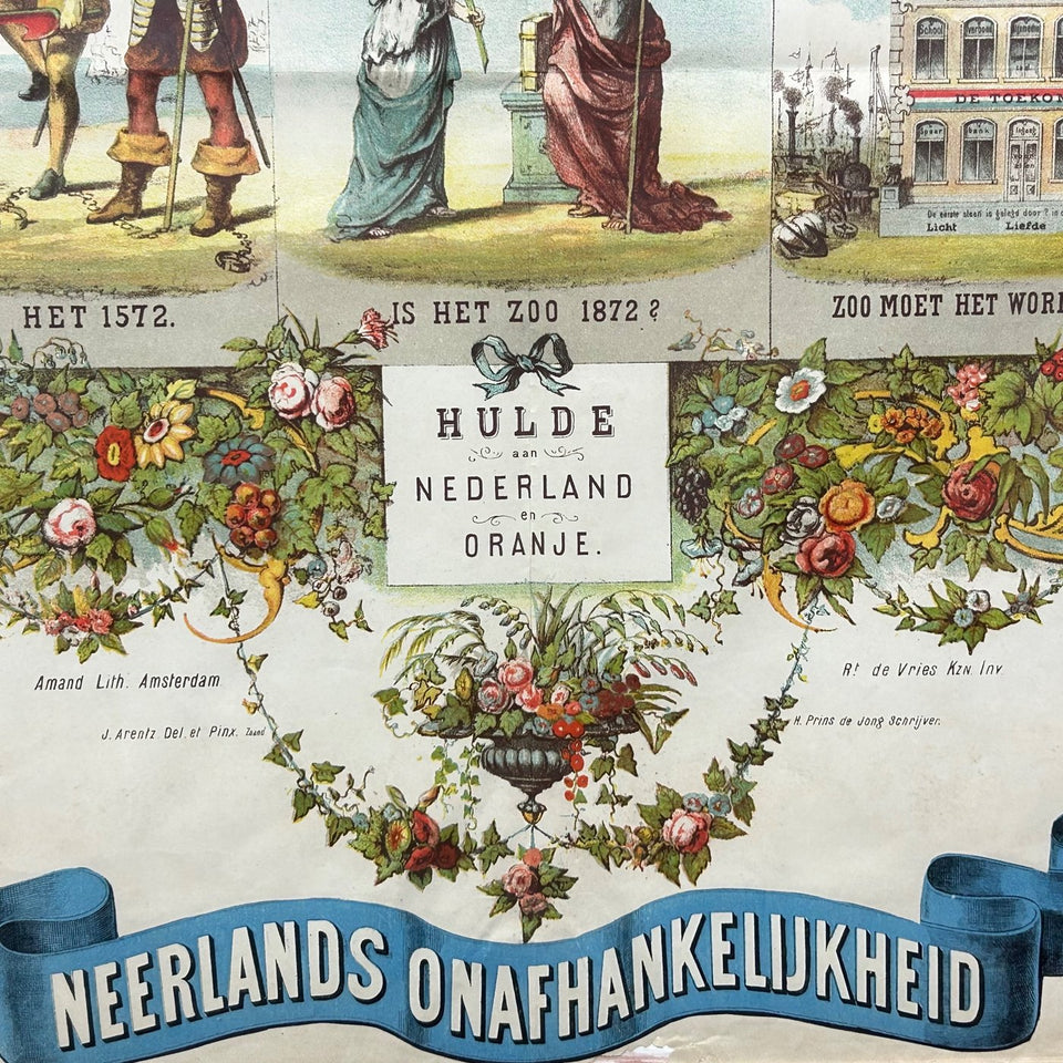 Amand -  Isaäc Arentz, naar Remmert de Vries Kz. - Neerlands Onafhankelijkheid