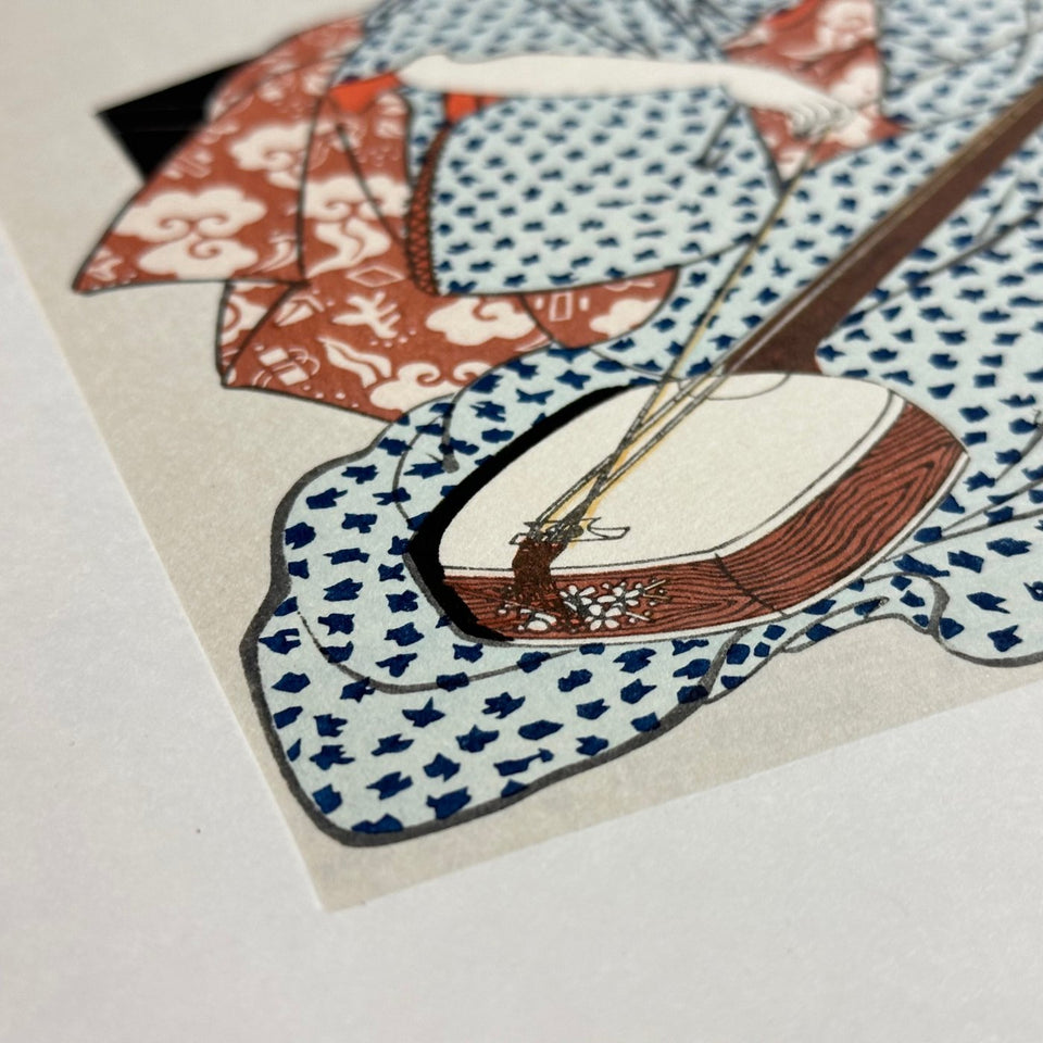 Woodblock print Kiyomine (1787-1868)