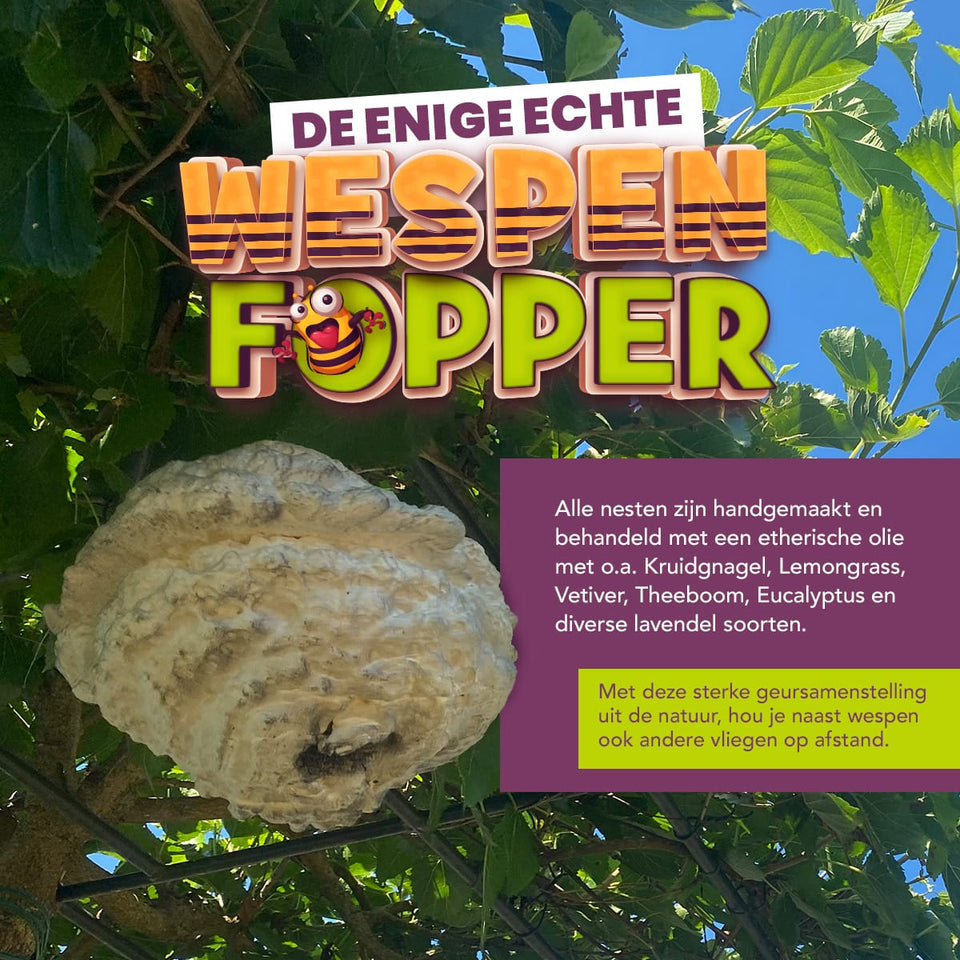 WespenFopper - Fake wasp nest - Keep wasp and bee's out of your garden