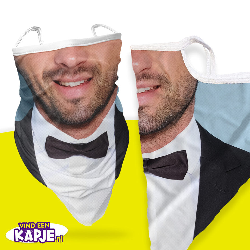 3 x James Tuxedo - Bandana - Neck Gaiter - Sleeve - Scarf