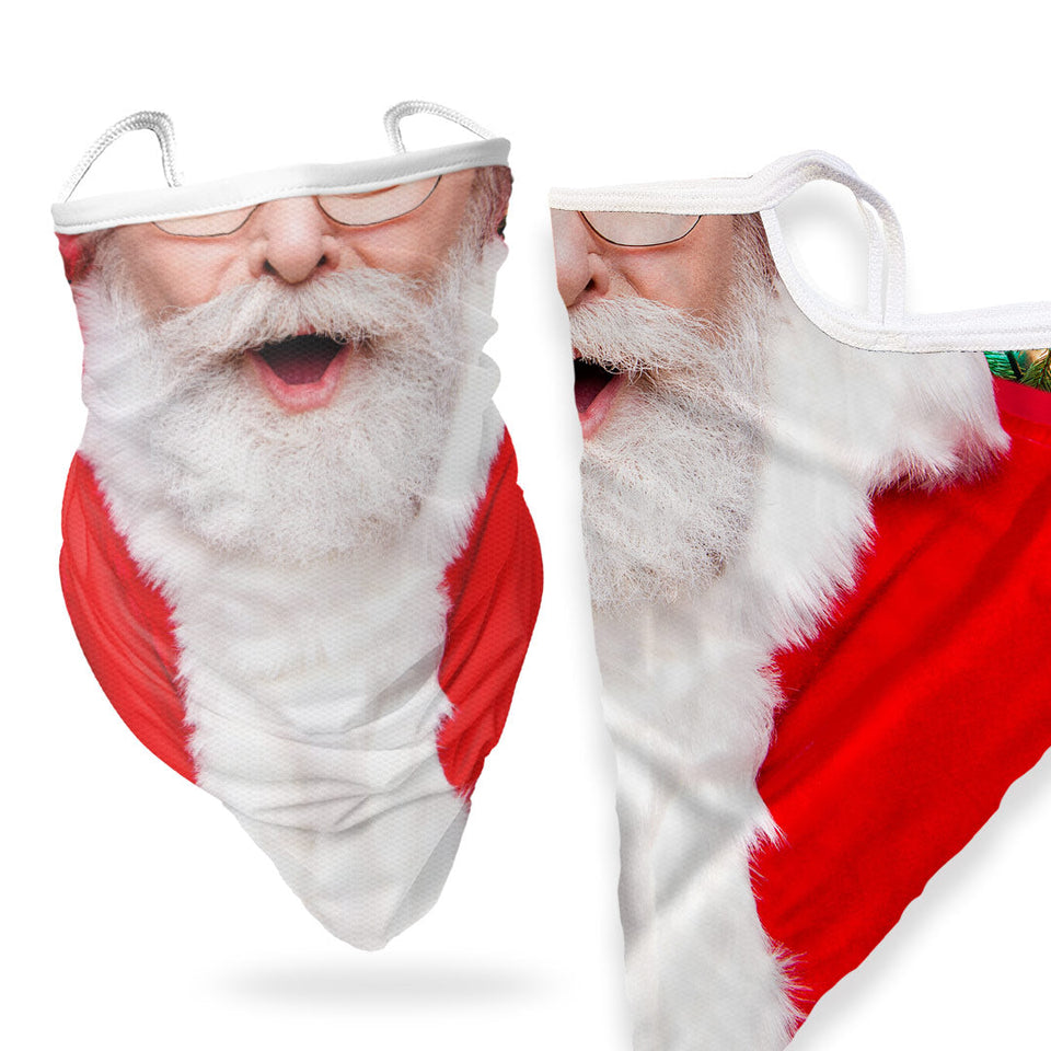 3 x Santa - Bandana - Neck Gaiter - Sleeve - Scarf