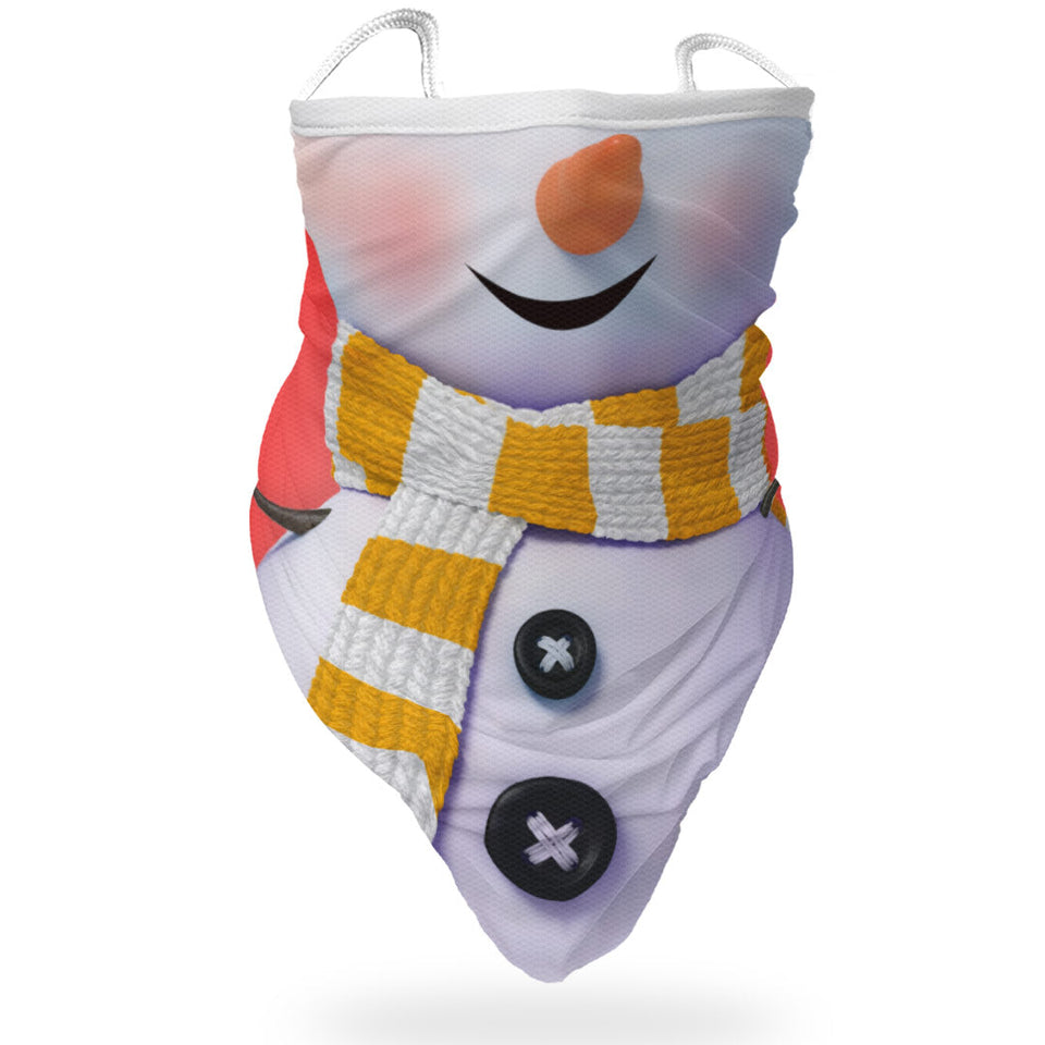 3 x Snowman 1 - Bandana - Neck Gaiter - Sleeve - Scarf